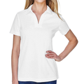 Devon & Jones CrownLux Performance"* Women's Platted Polo Shirt