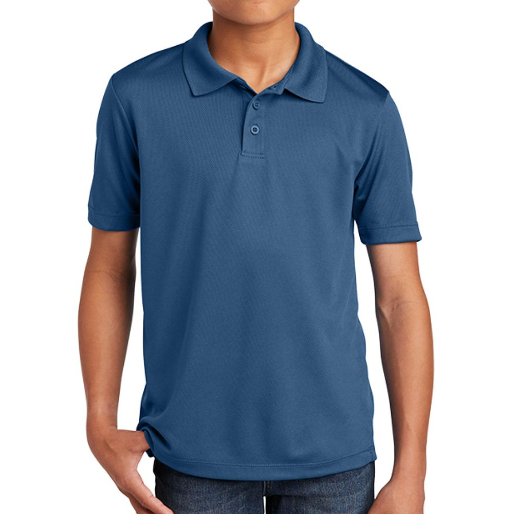 Sport-Tek Kids PostCharge RacerMesh Polo