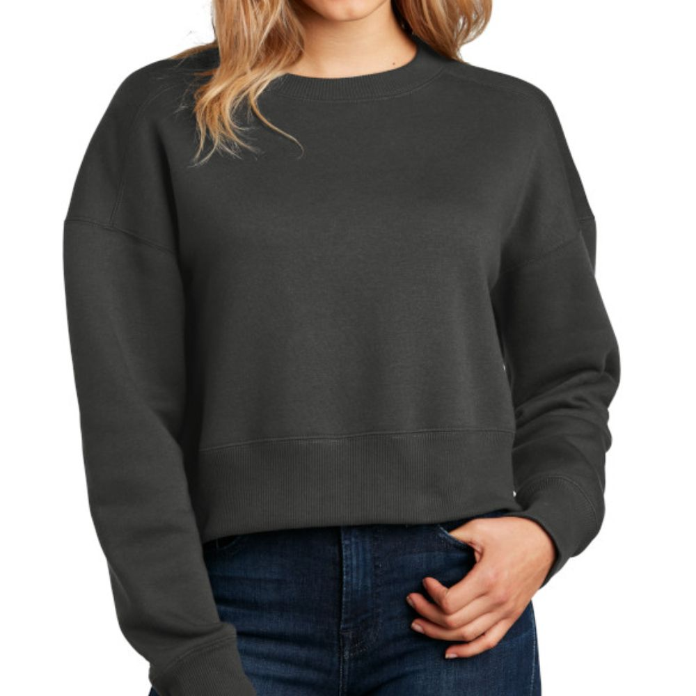 District Women's Perfect Weight Cropped Crewneck Sweatshirt