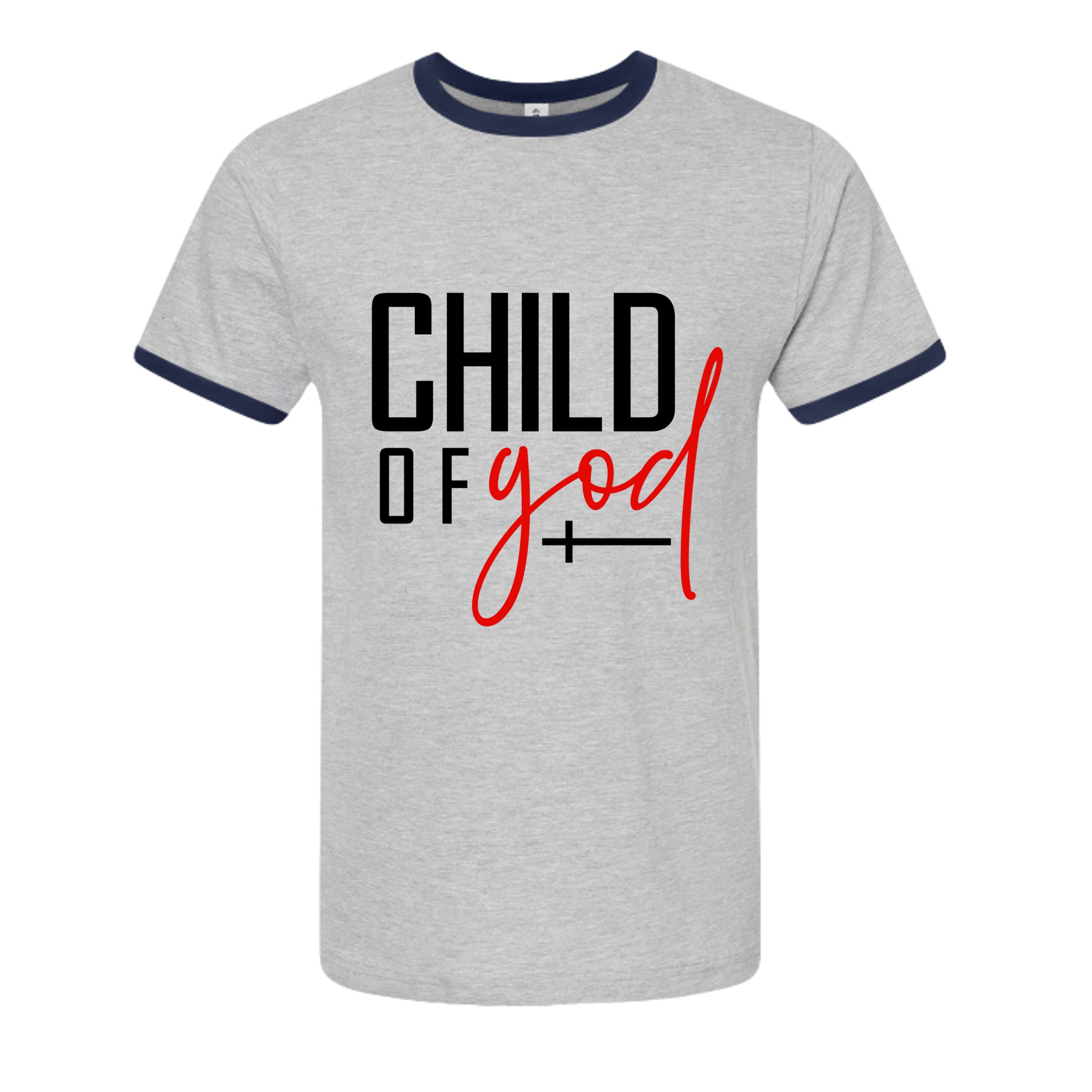 Heather Grey/ Navy - 246 - FRONT